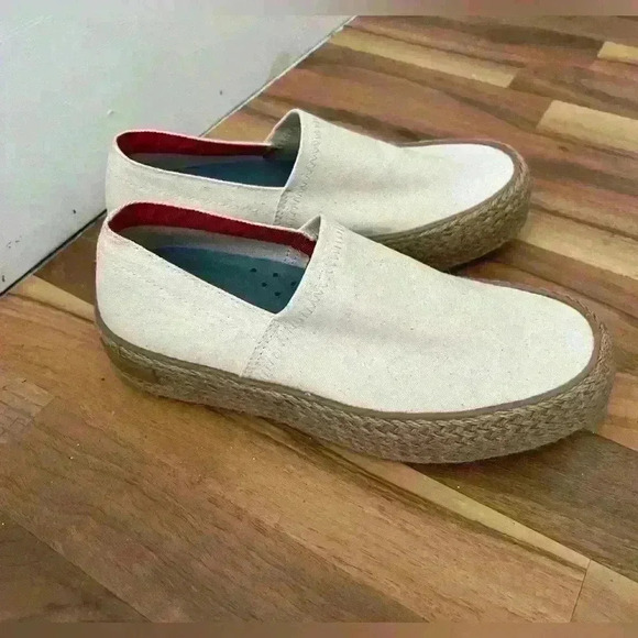 Women’s Seavees Oceanside high stretch canvas espadrille size 7.5, EUC - Picture 1 of 4